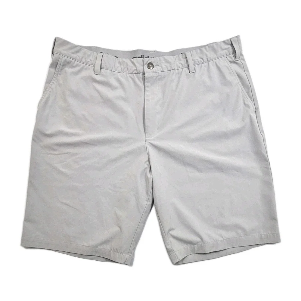 Men's Adidas 365 Ultimate Chino Golf Shorts Size 40 Gray Performance Sport